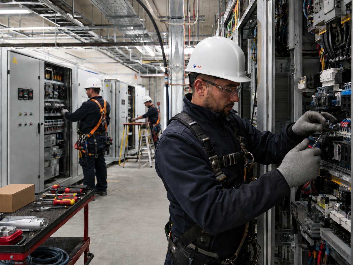 Sécurité chantier électrique, équipement de protection, GME France
