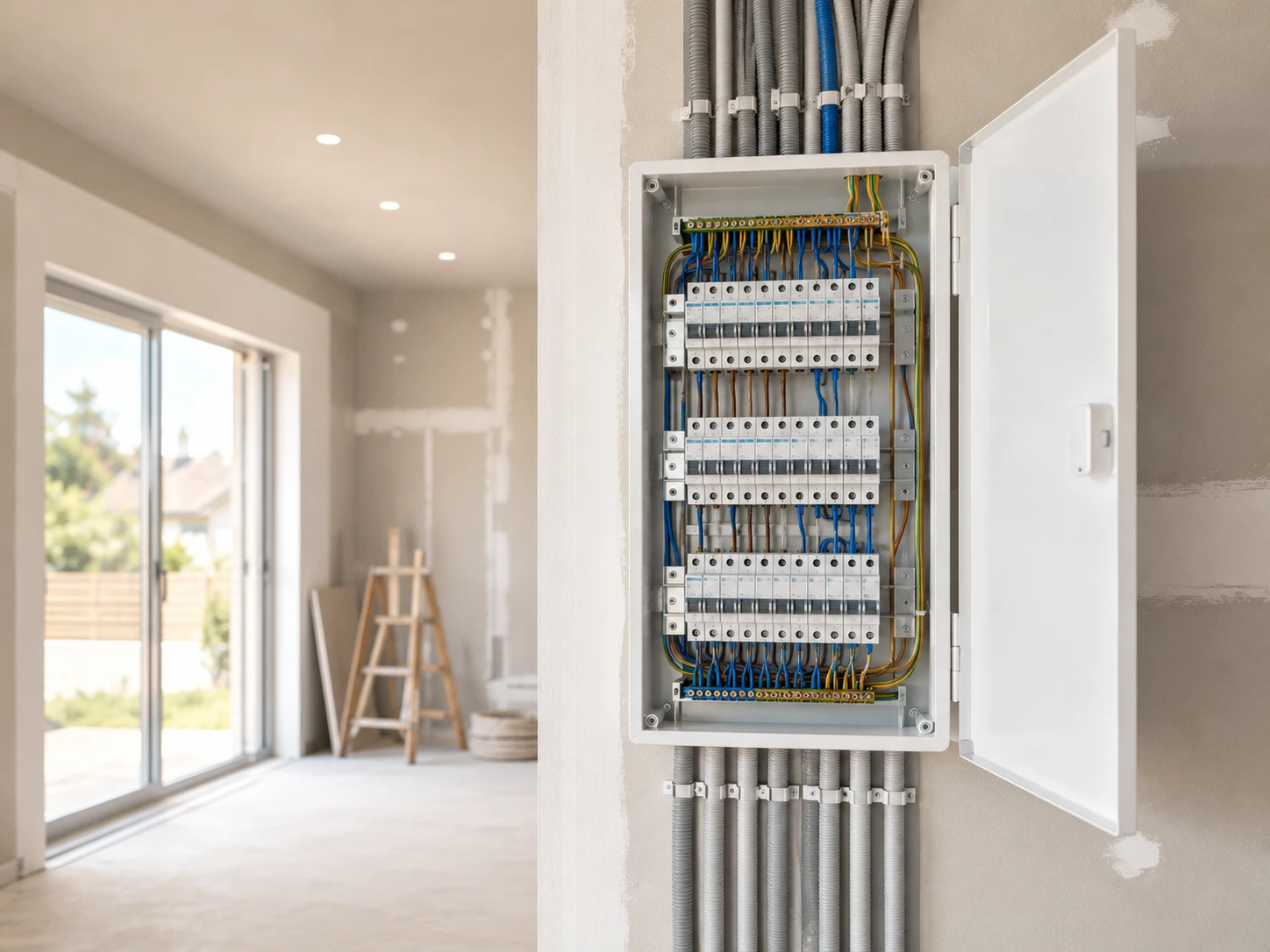 Installation électrique maison neuve, électricien habitation GME France
