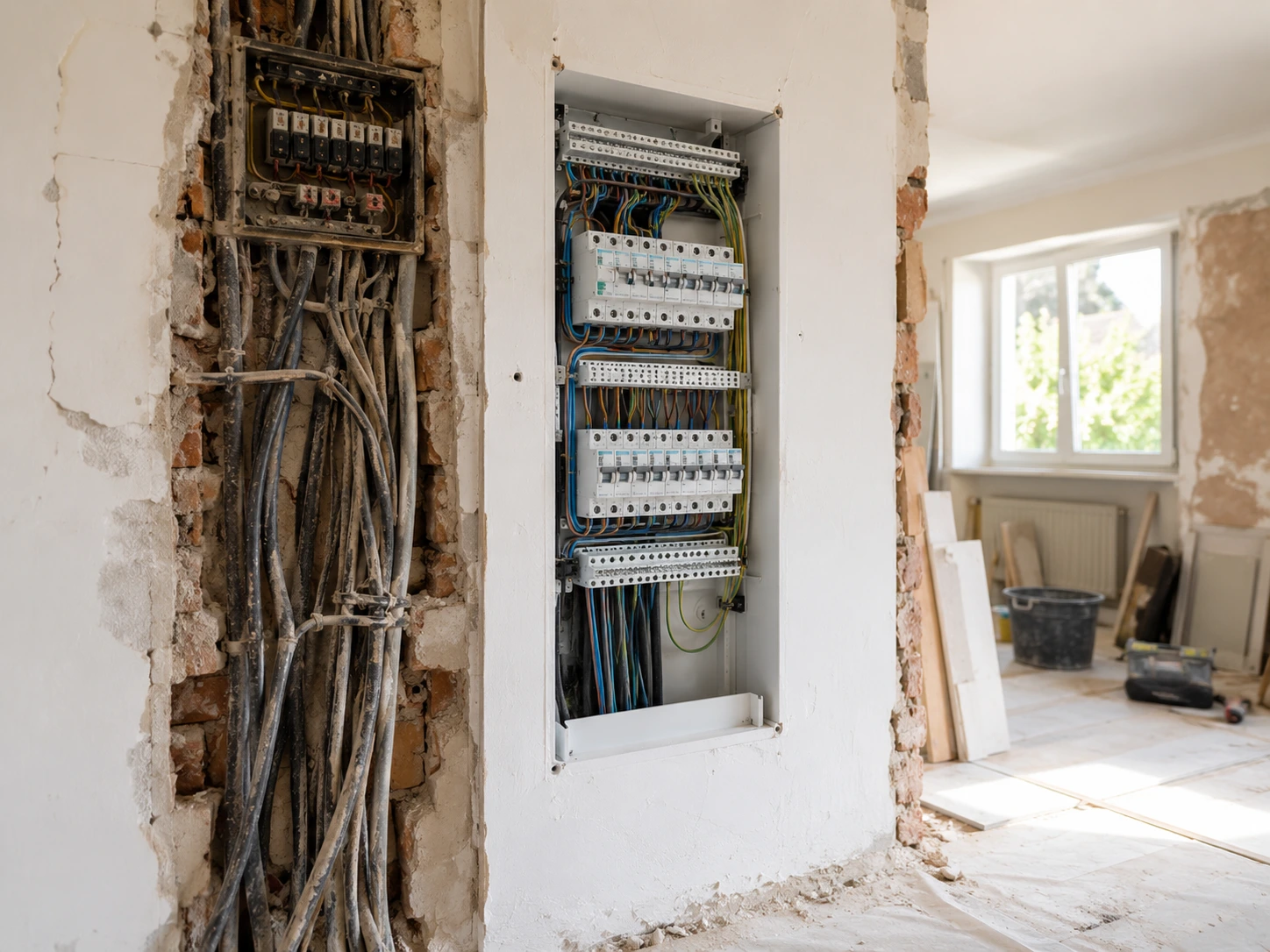 Rénovation électrique maison, refaire électricité logement GME France